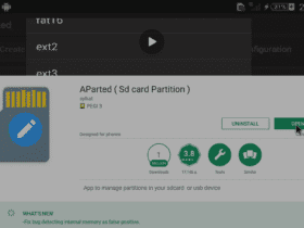 Play Store AParted Installed