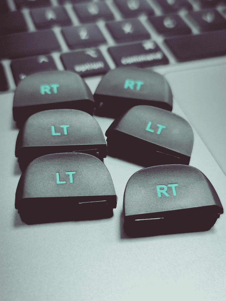 The left and right trigger buttons