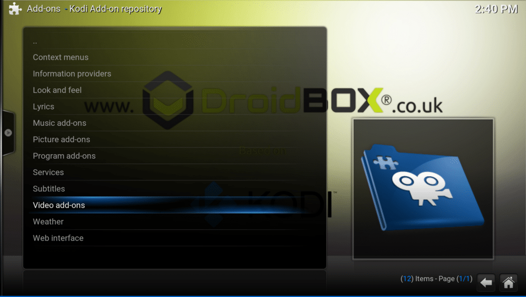 DBMC 16.7-00 Kodi Repo työskentelee