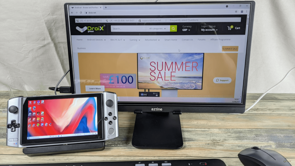 GPD Win 3 Connected to PC