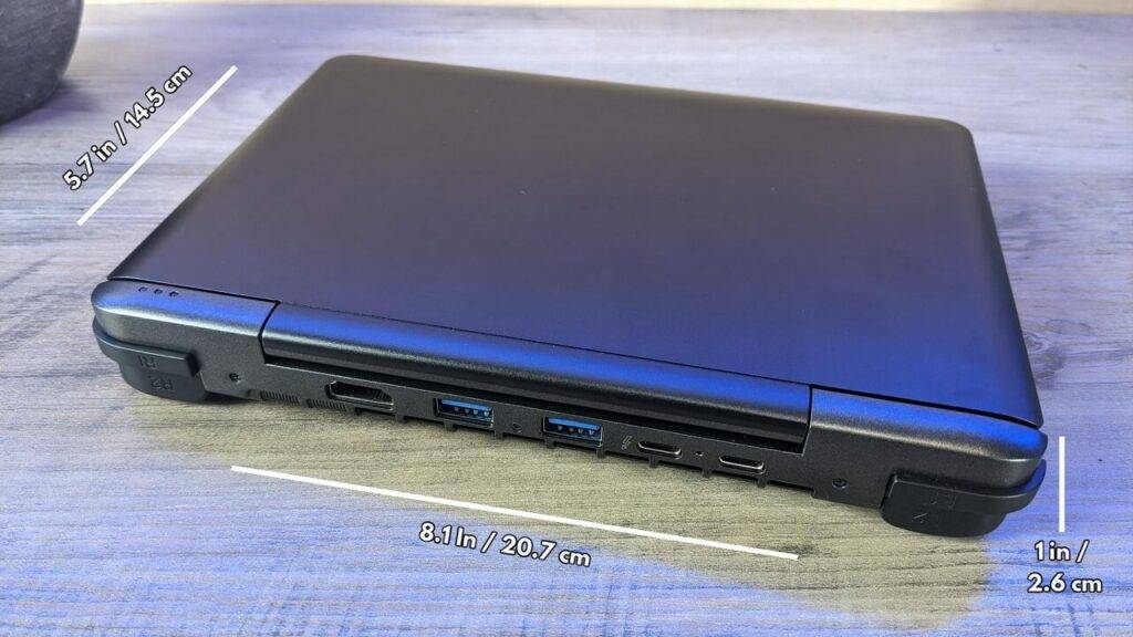 GPD Win MAX Mått