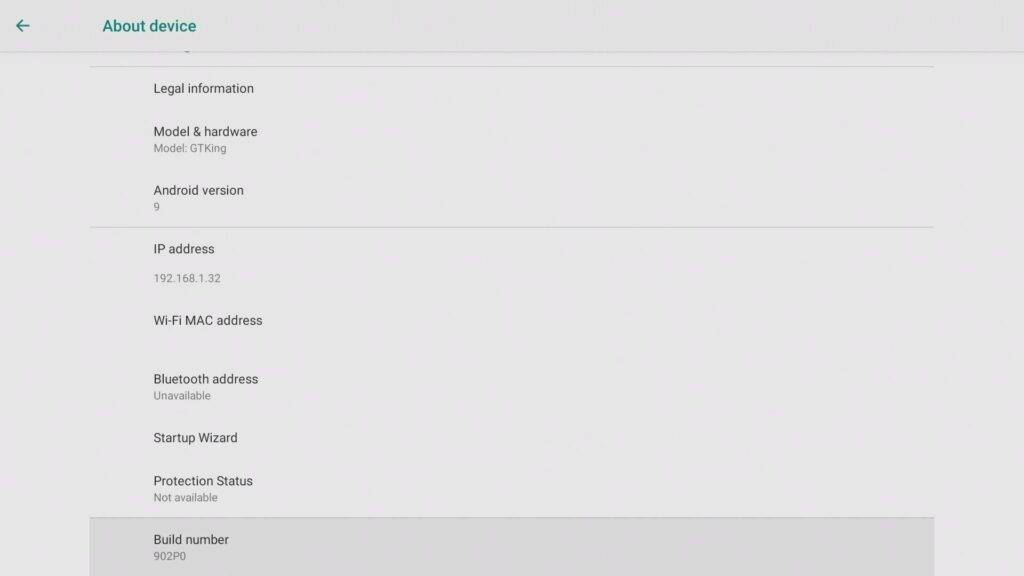 Beelink GT King settings