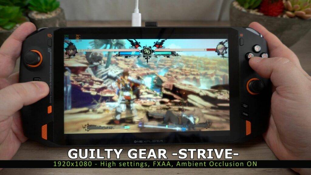 Jogabilidade do ONEXPLAYER 1S - Guilty Gear Strive