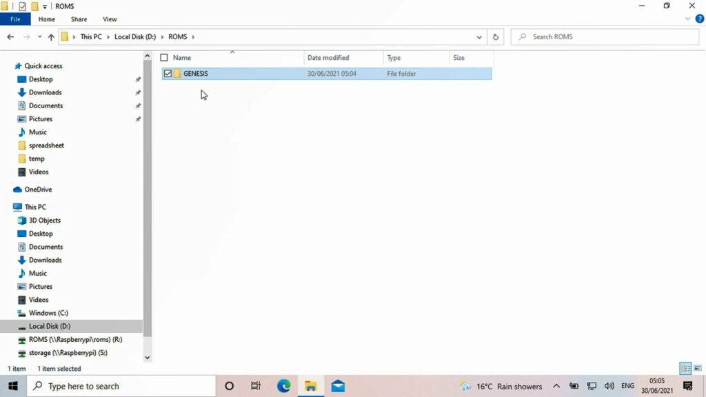 You'll want a sub-folder for each platform you intend to use.
