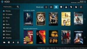 Kodi 17 Krypton-Mündung