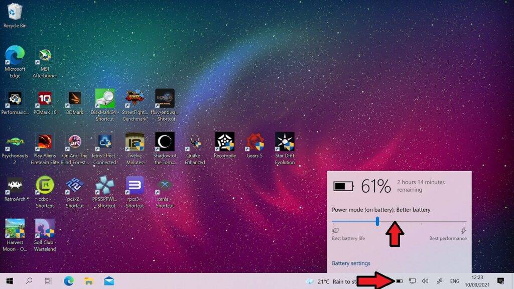 ONEXPLAYER 1S Windows Power Mode