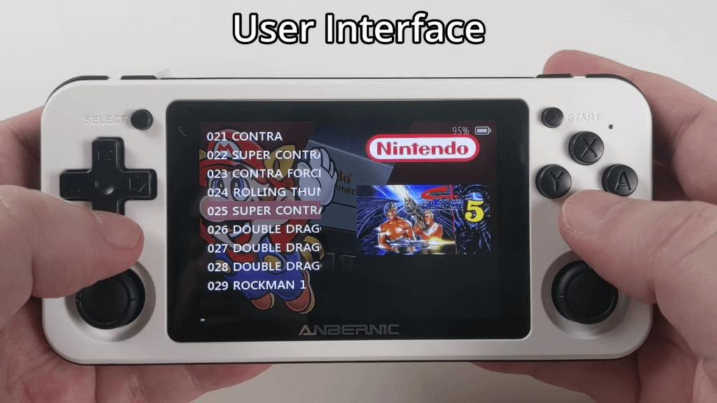 Menus do jogo RG351P