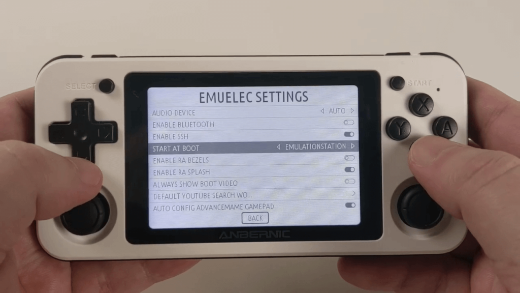 Definições do EmuELEC