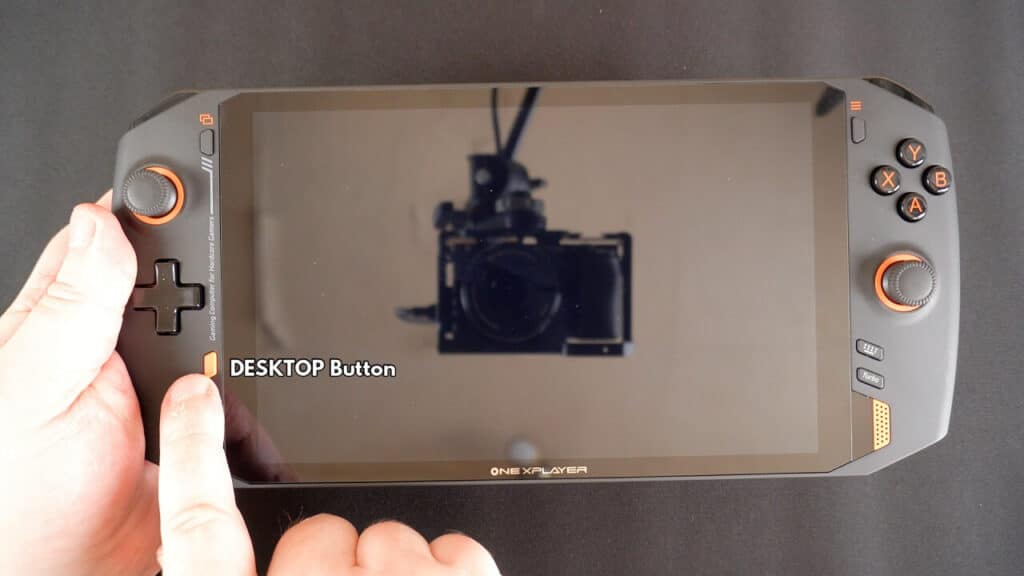 ONEXPLAYER 1S Desktop button