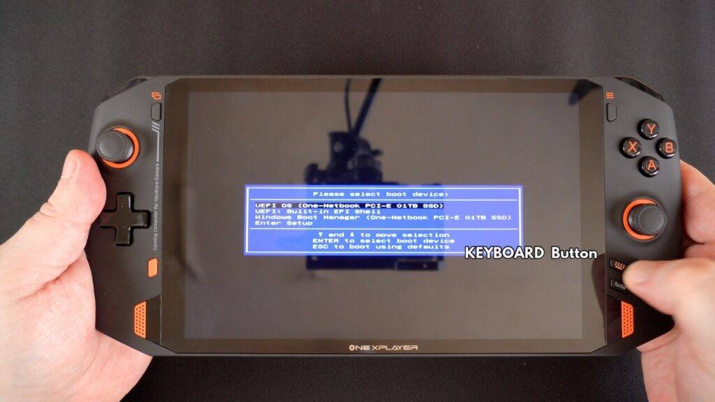 ONEXPLAYER 1S Keyboard button