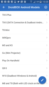 DroidBOX Forum App Screenshot