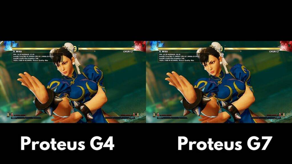 Street Fighter V i5 1035G4 vs i7 1065G7 Comparison