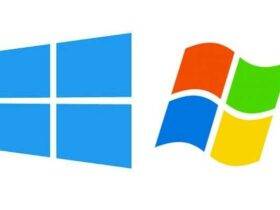 New and Old Windows logos