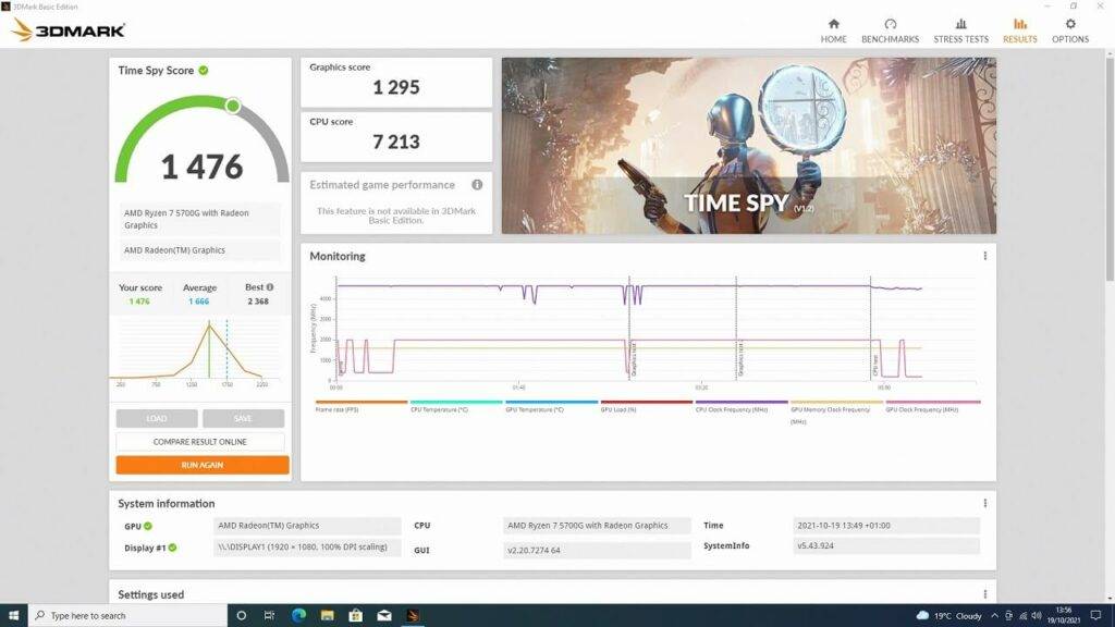 3DMark Benchmark Results