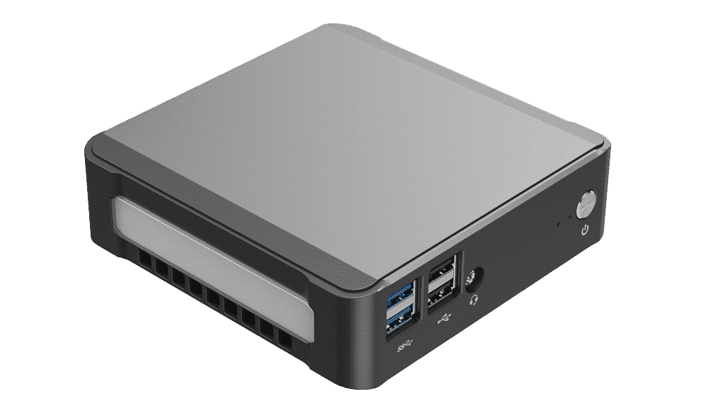 DroiX CK1 Intel NUC - vinklet frontbillede