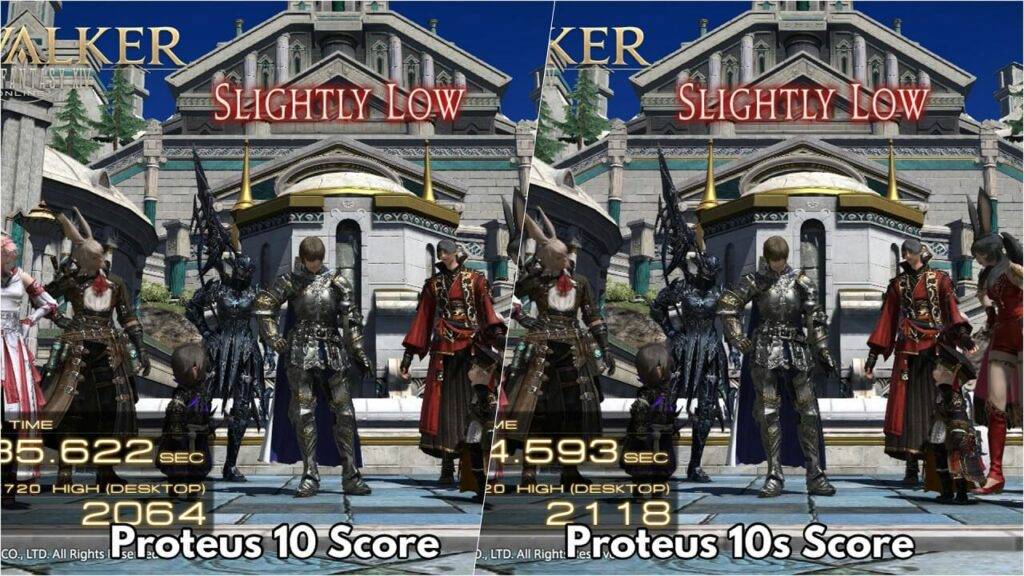 Proteus 10 vs Proteus 10S Benchmark