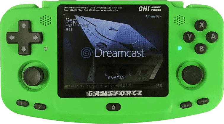 Gameforce chi grön färg frontalt