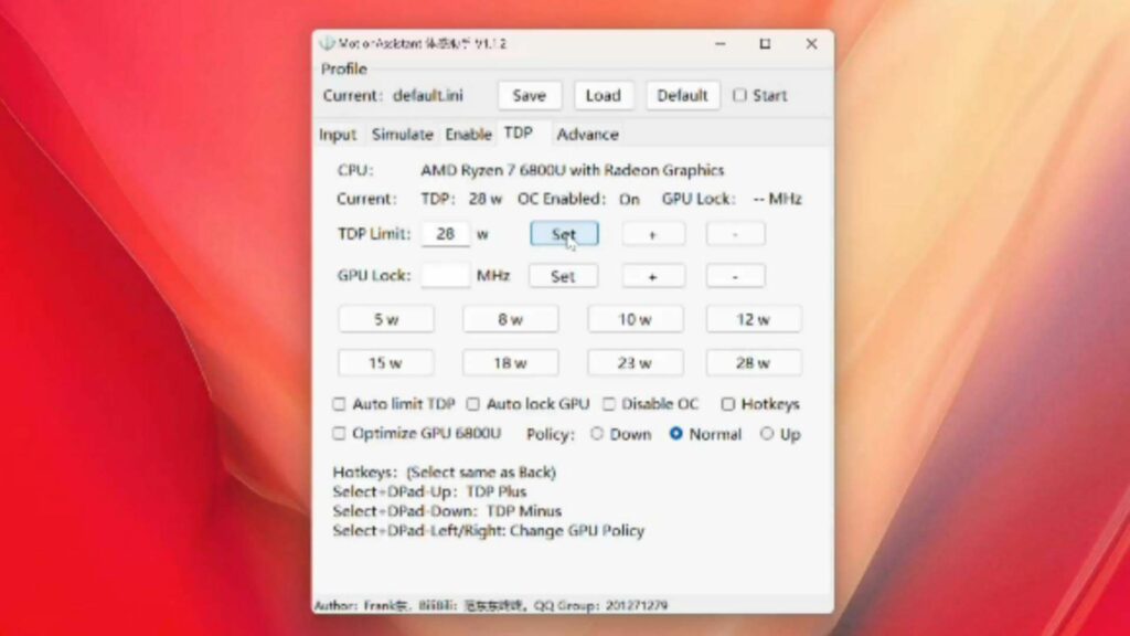 GPD Motion Assist App
