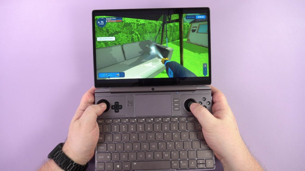 GPD WIN MAX 2 2024 PowerWash simuliatorius