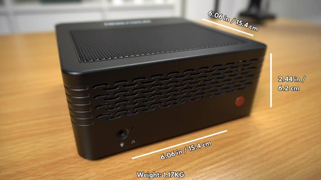 MinisForum X500 Dimensions