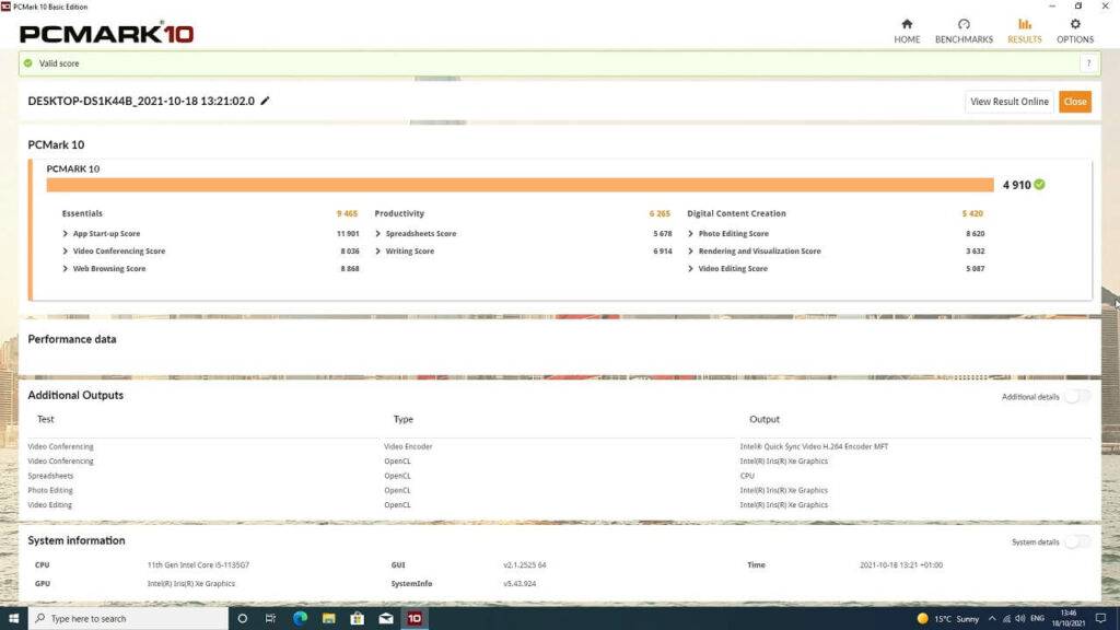 PCMark Benchmark