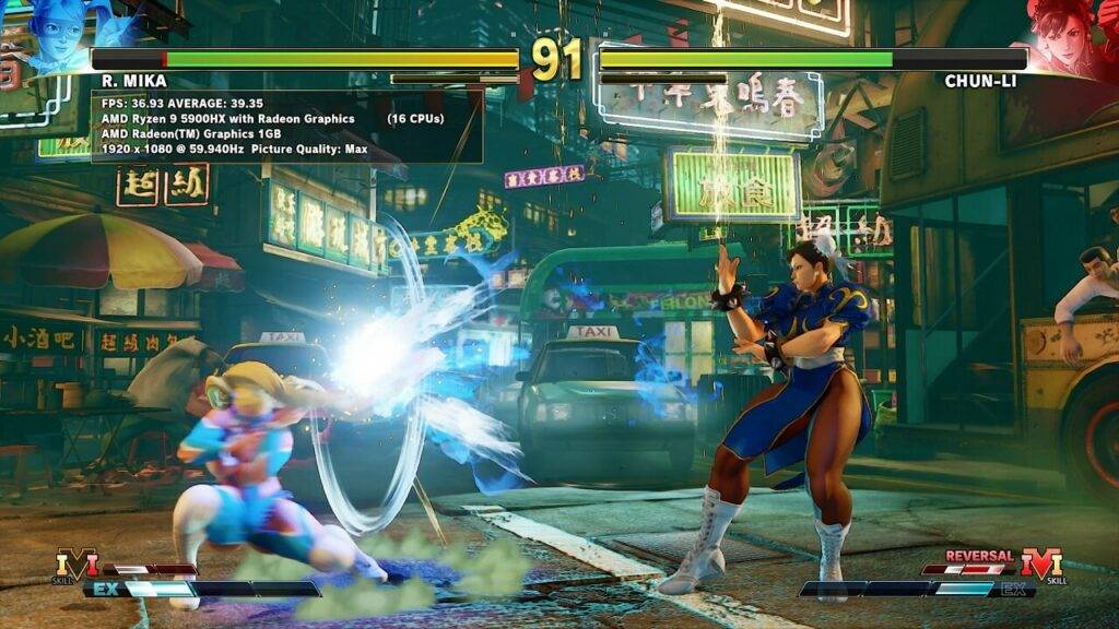 Prueba de fuego de Street Fighter V