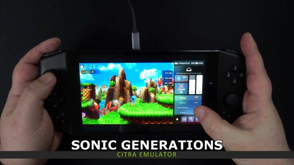 Emulator Citra na AYA NEO Pro