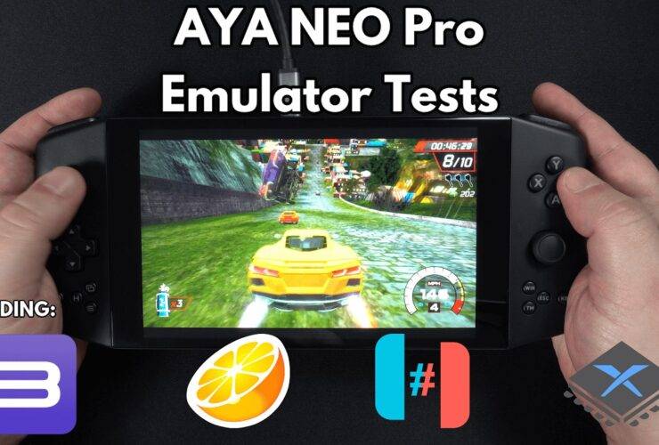 AYA NEO Pro emulator tests including RyuJinx, Citra, RPCS3, Xenia