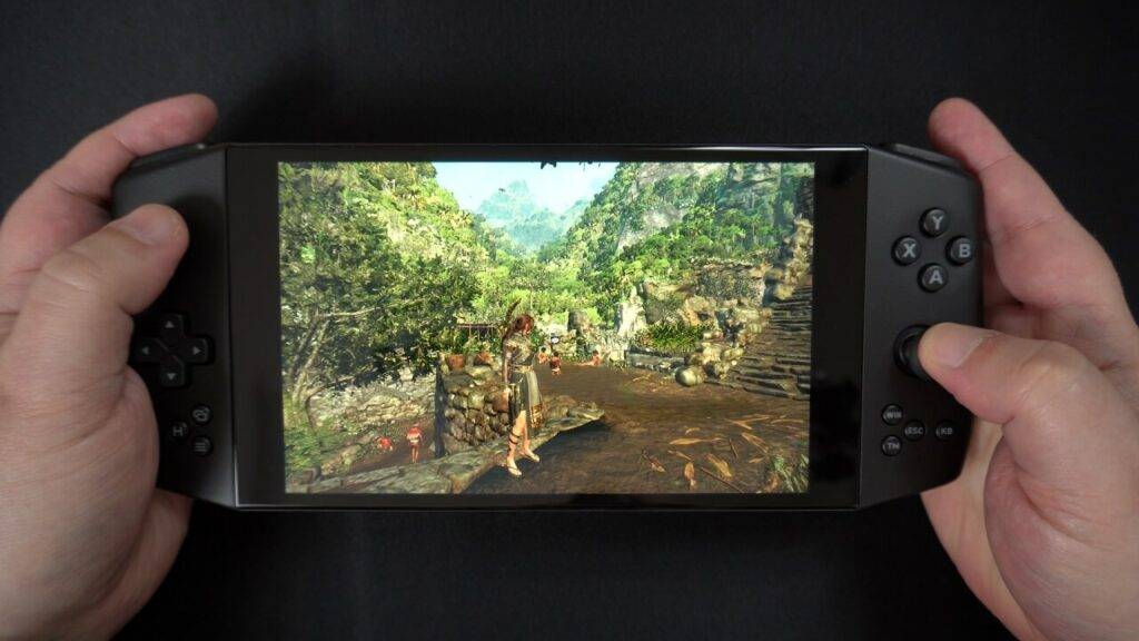 Shadow of the Tomb Raider on AYA NEO Pro