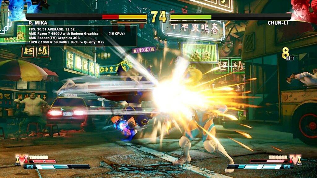 Street Fighter V Benchmark