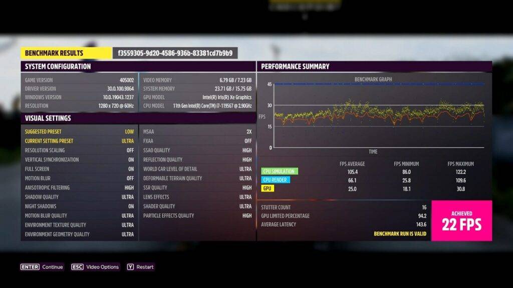 ONEXPLAYER 1S Ultra iestatījumi