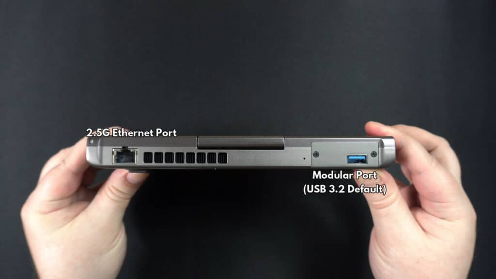 A GPD Pocket 3 hátsó nézete