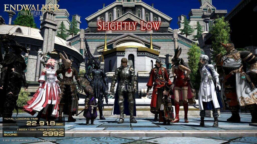 Final Fantasy XIV Benchmark pontszám