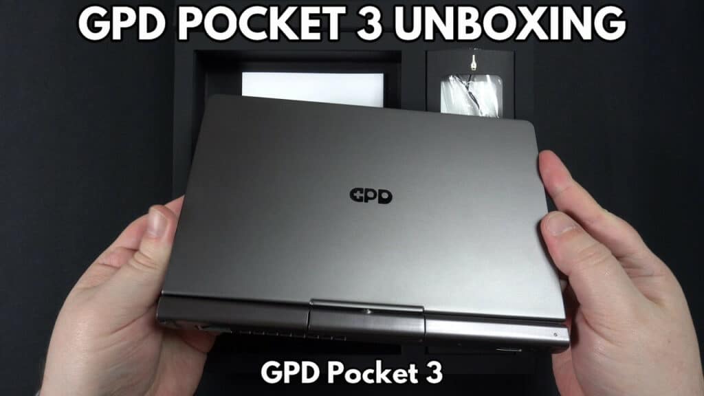 GPD Pocket 3 dobozolatlanul