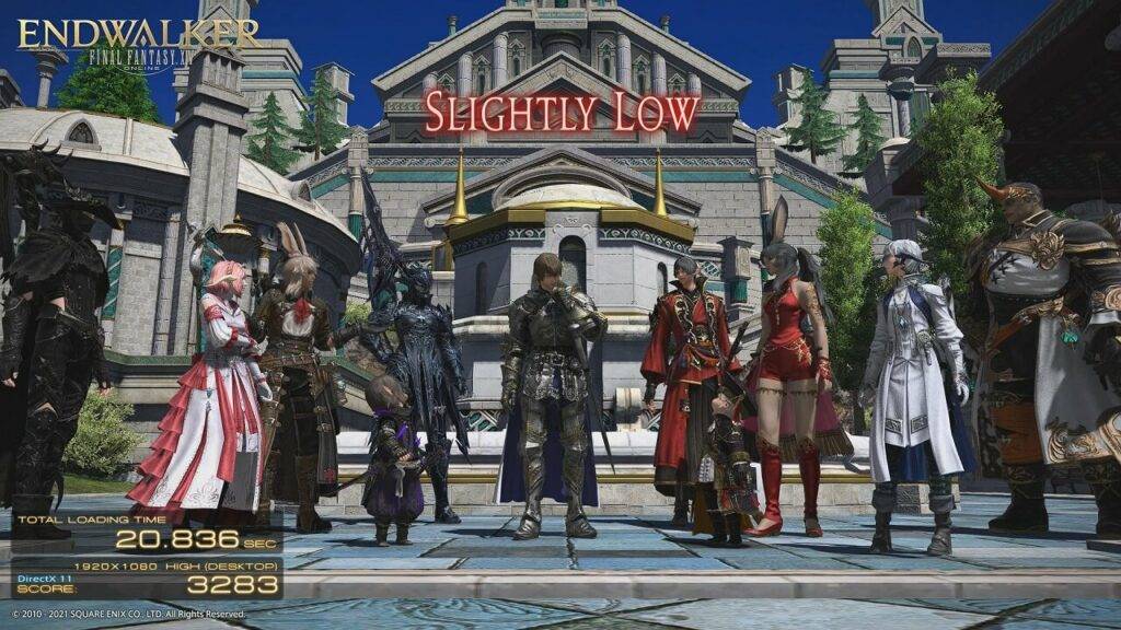 Wyniki testów porównawczych Final Fantasy XIV