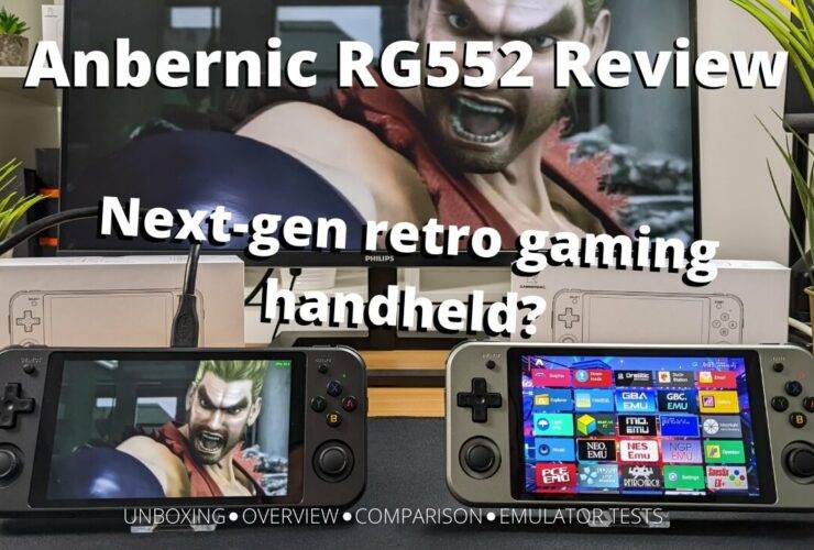 Next-gen retro gaming handheld Anbernic RG552 Review