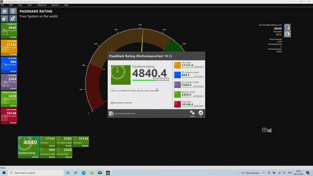 GPD Win MAX 2021 AMD Benchmark