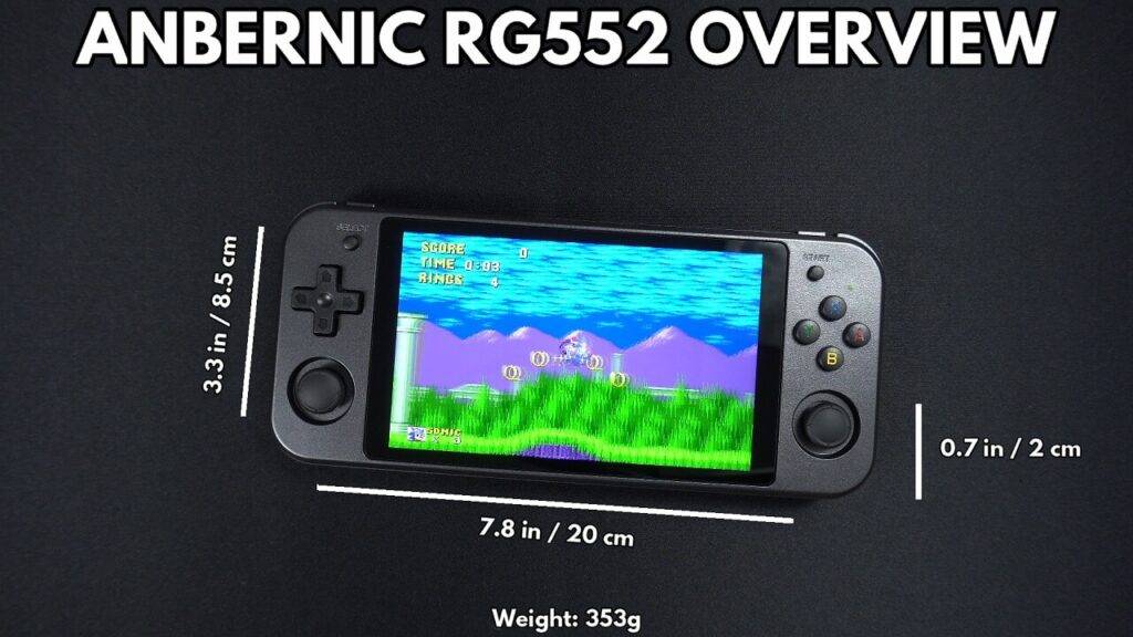 Anbernic RG552 Mått