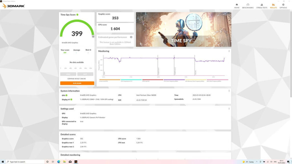 3DMark Benchmark-resultat