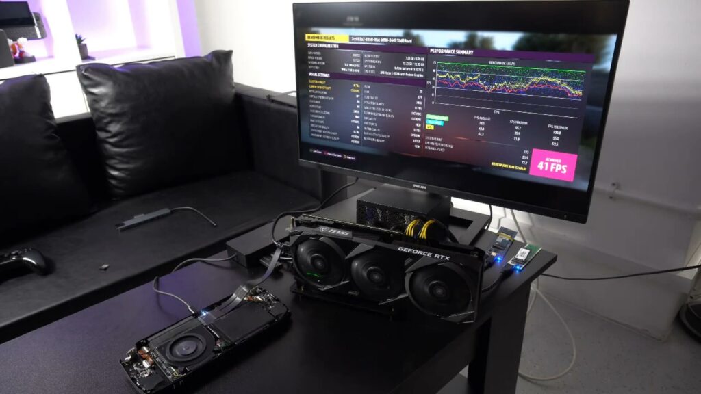 Forza Horizon 5 with eGPU Benchmark Results