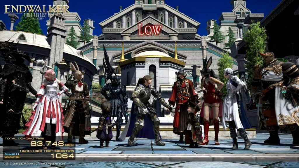 Final Fantasy XIV Benchmark Resultat