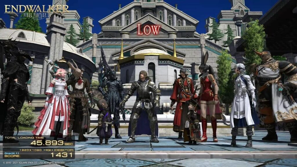 Final Fantasy XIV Benchmark Result