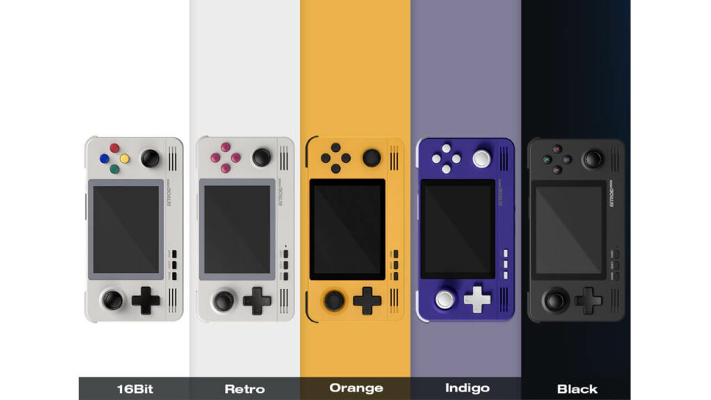 Retroid Pocket 2+ färger