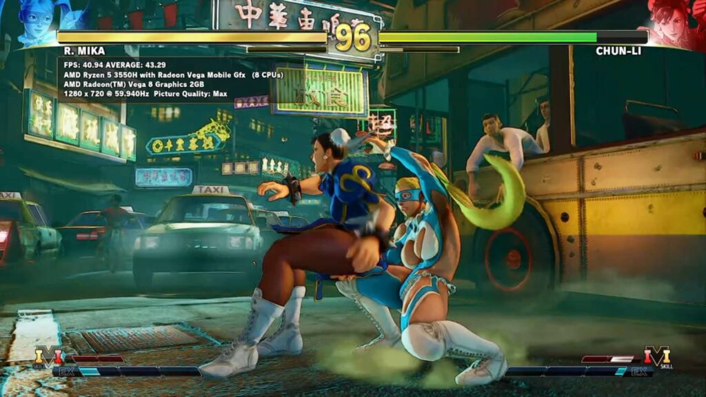 Street Fighter V benchmark