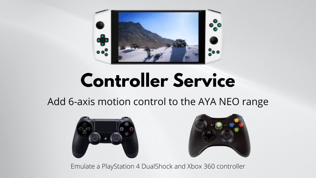 Controller Service Add 6-axis motion control to the AYA NEO