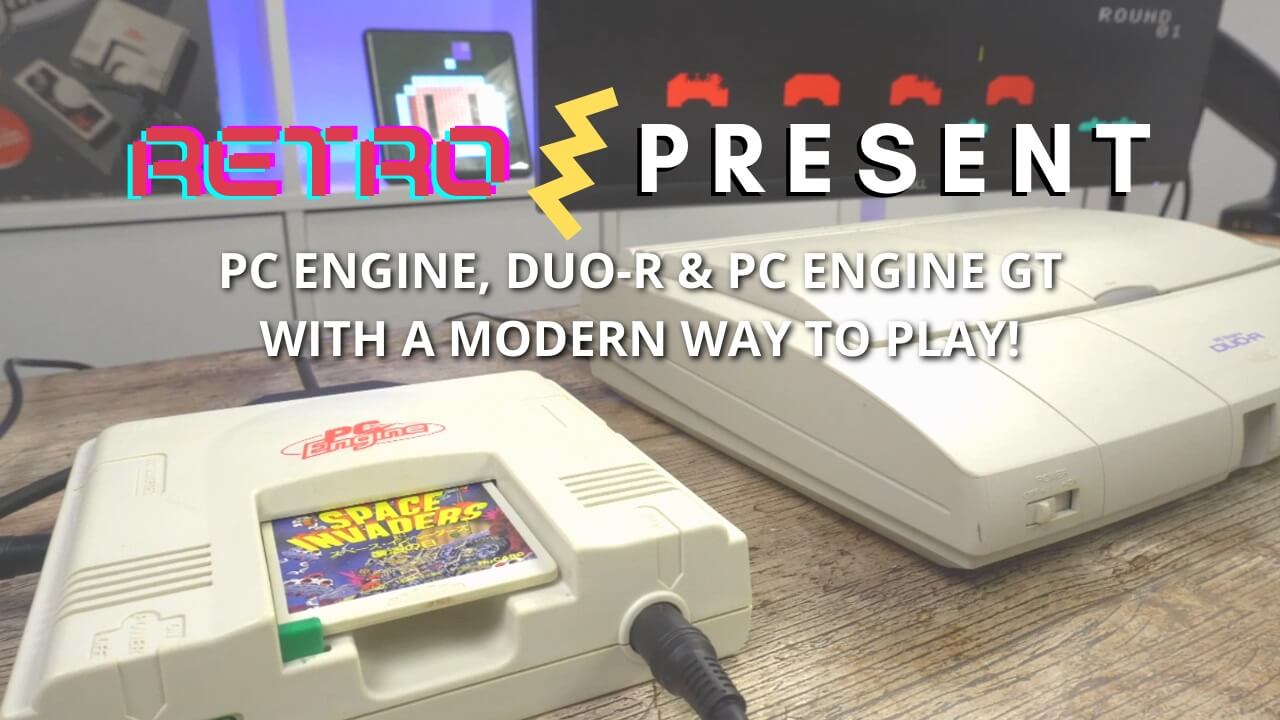 Retro Present NEC PC Engine and RG351V from Anbernic