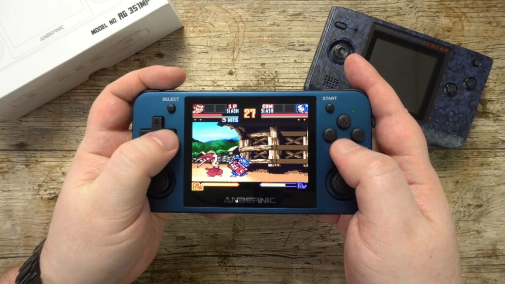 Samurai Shodown 2 on the RG351MP retro gaming handheld