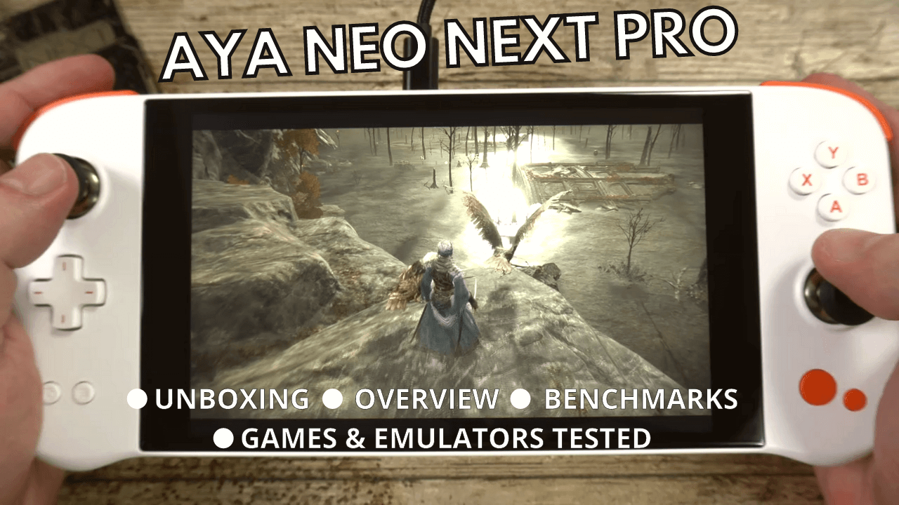 AYANEO NEXT PRO Review - AMD Ryzen 7 5825U windows handheld benchmark games and emulators (1)