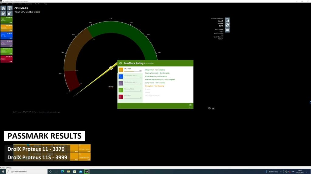 PassMark Benchmark & Results