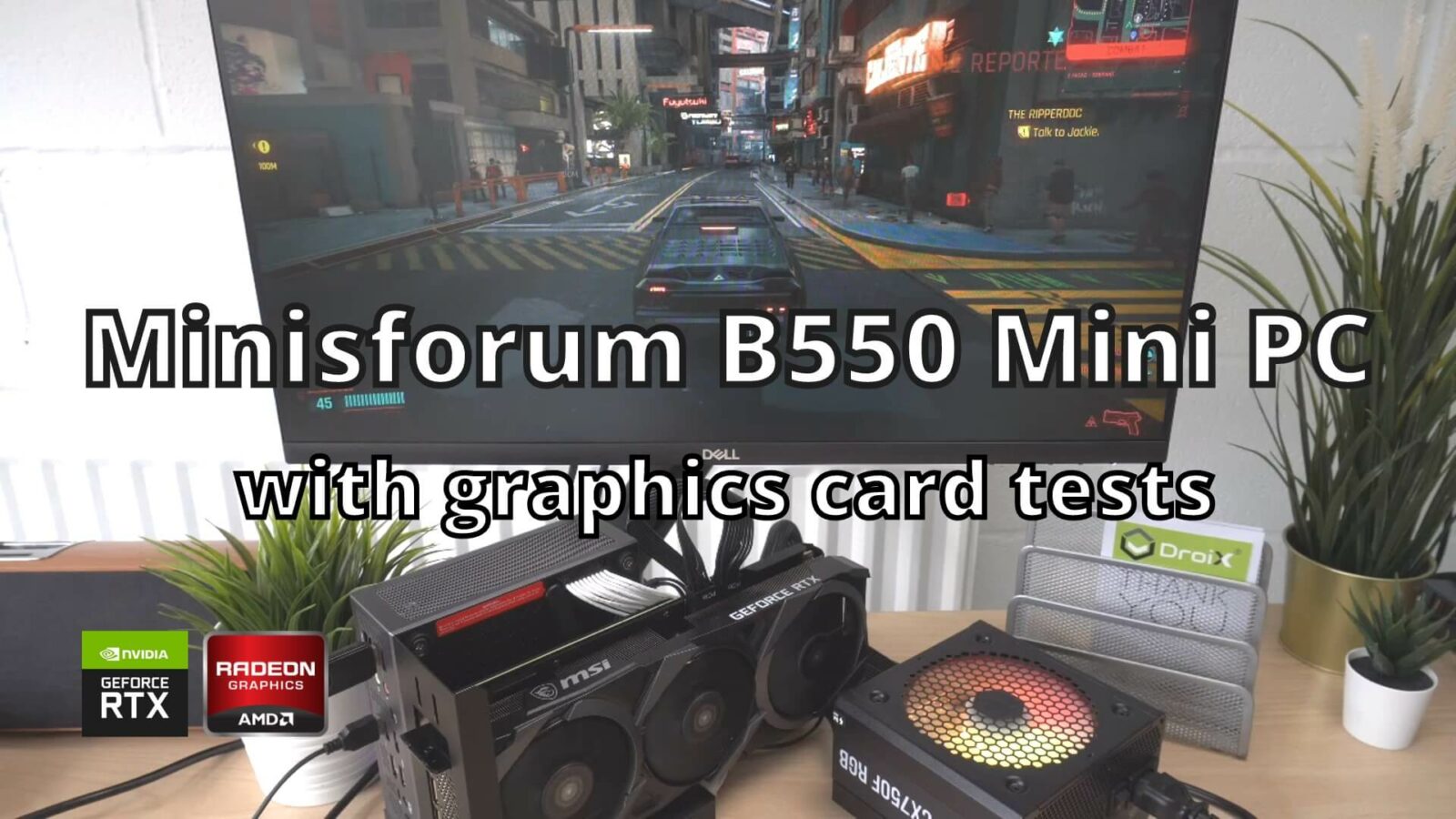 - AMD Ryzen 7 Mini PC with eGPU support tested with Radeon RX6400 and Geforce 3070 Ti